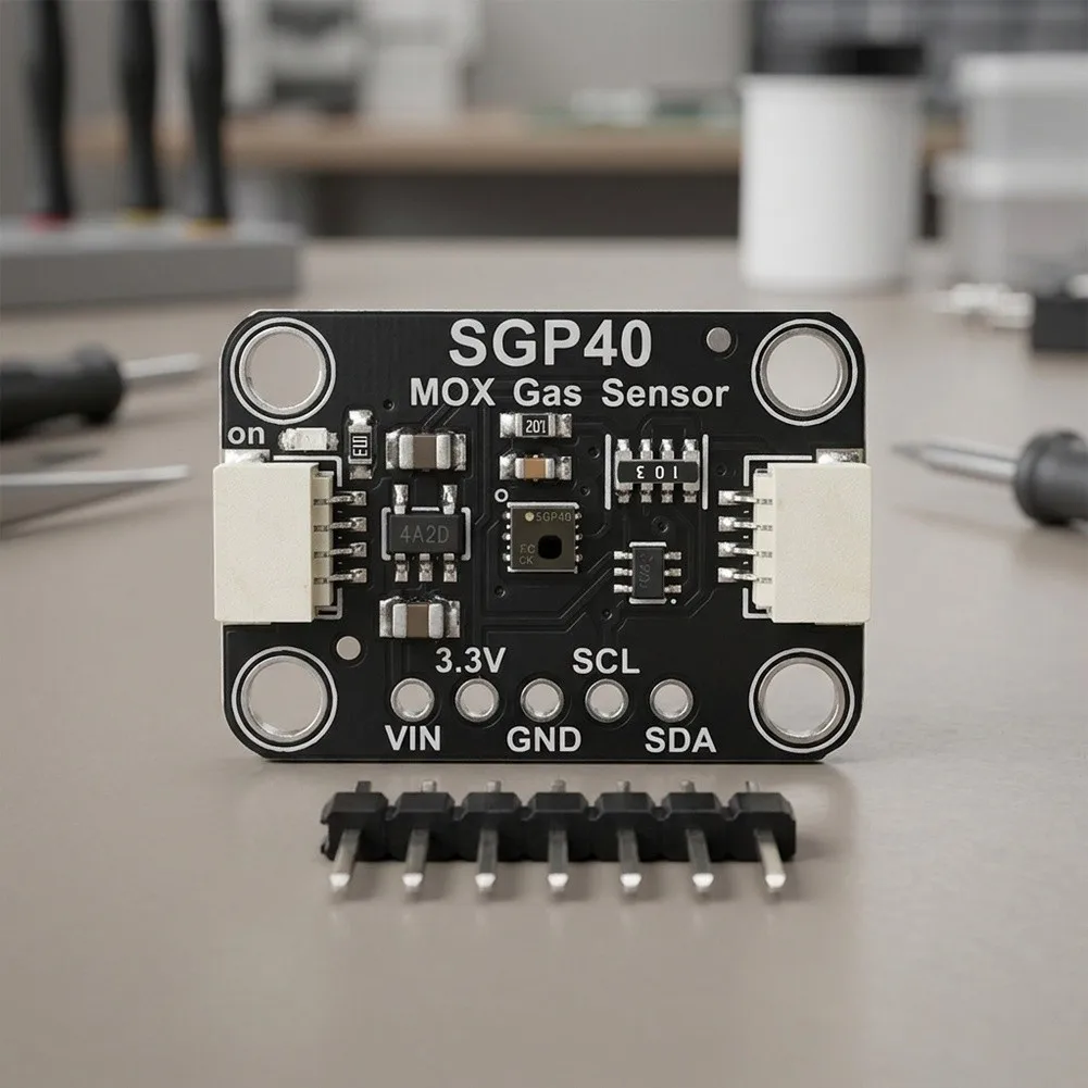 1set SGP40 SGP41 Air Quality Sensor Module With 5-pin Single-row Connector Compatible With For STEMMA QT/Qwiic