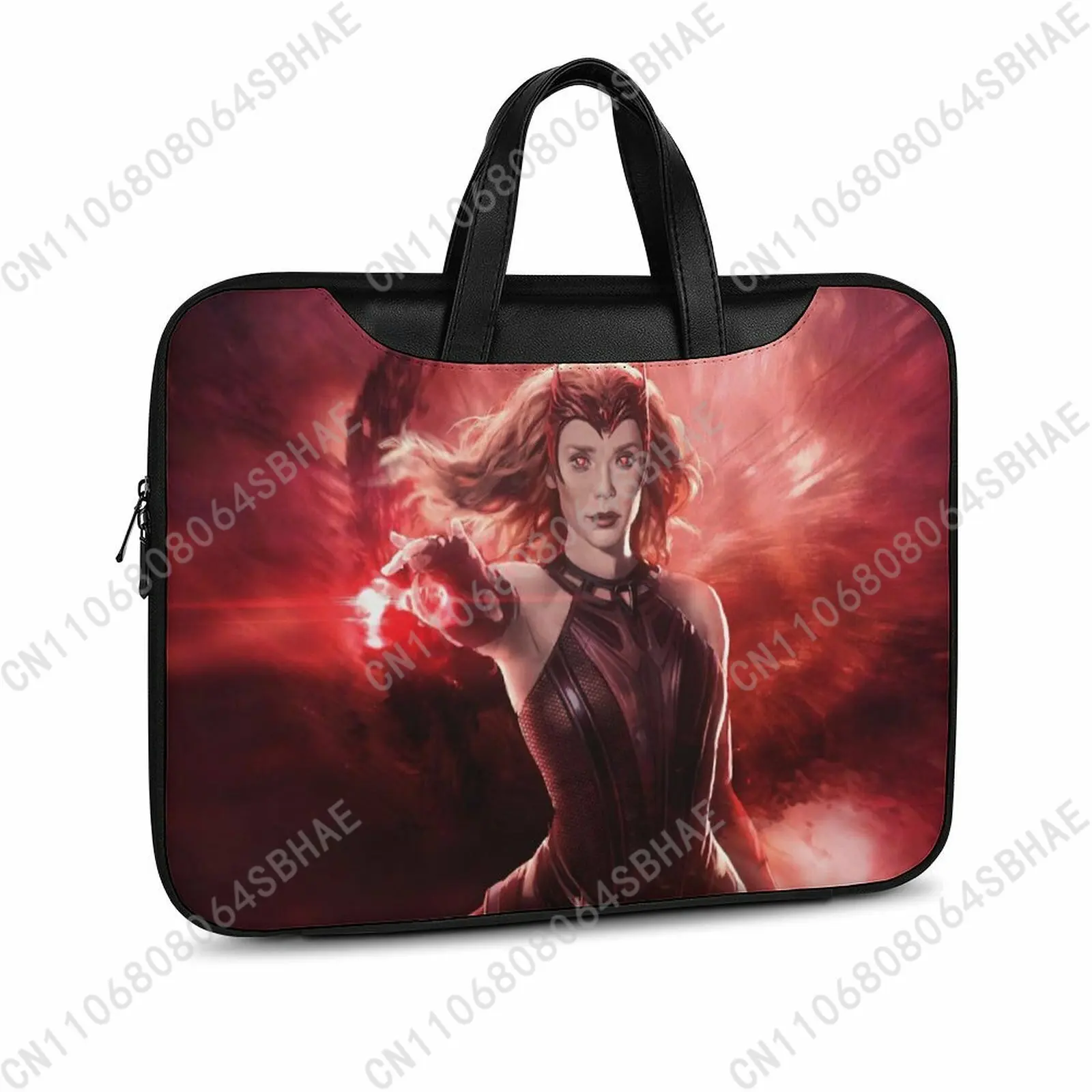 

Кожаный портфель Marvel Scarlet Witch на заказ, унисекс, для ноутбука, деловой, ретро, из натуральной кожи, для косплея