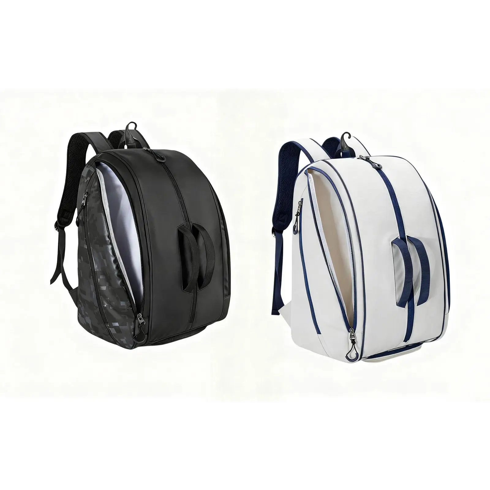 Adjustable Shoulder Strap Pickleball Bag Multiple Compartment Paddle Backpack for Tennis and Racquet Sports