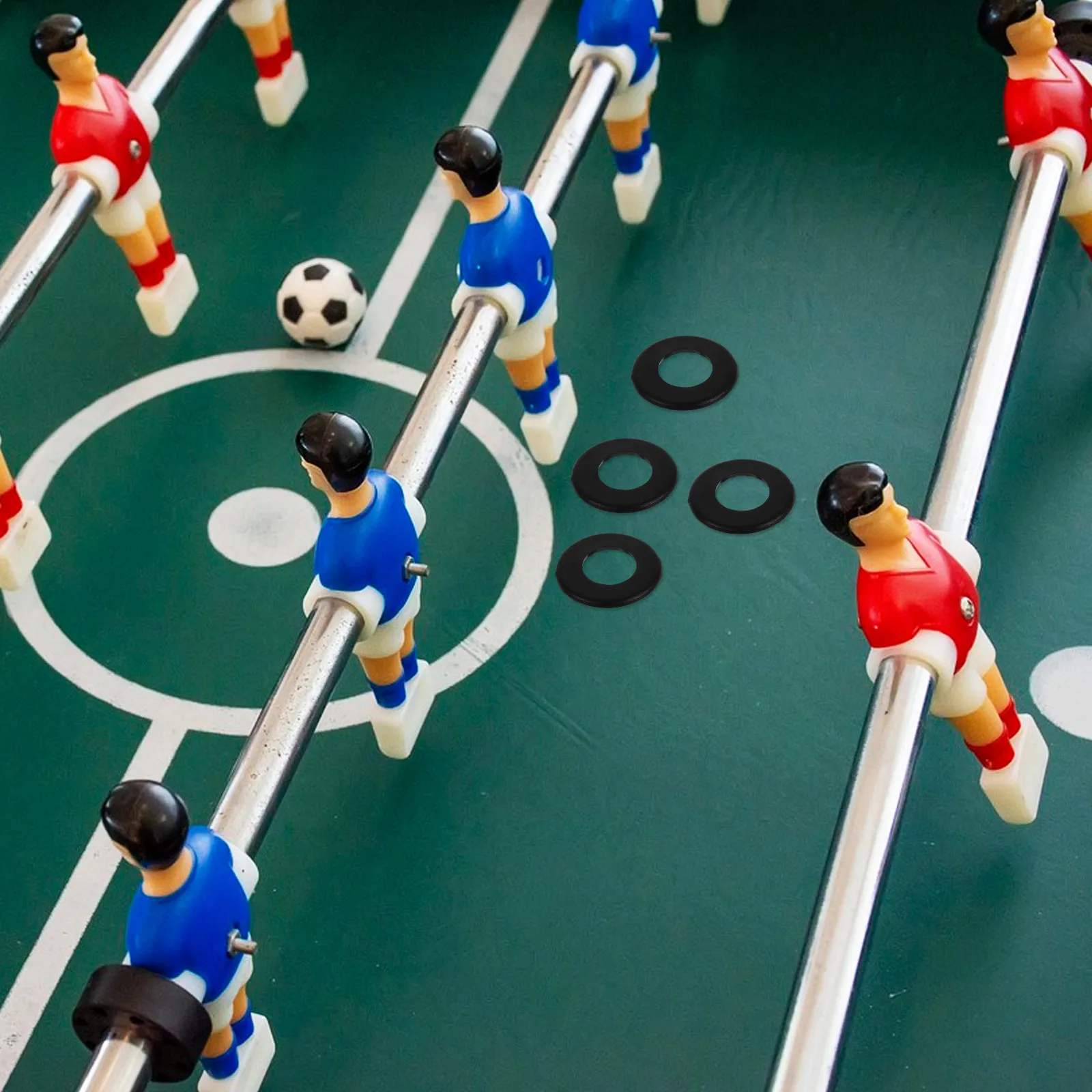 

16Pcs Table Football Washers Foosball Table Accessories Replacement Parts for Standard Tables Friction Reduction