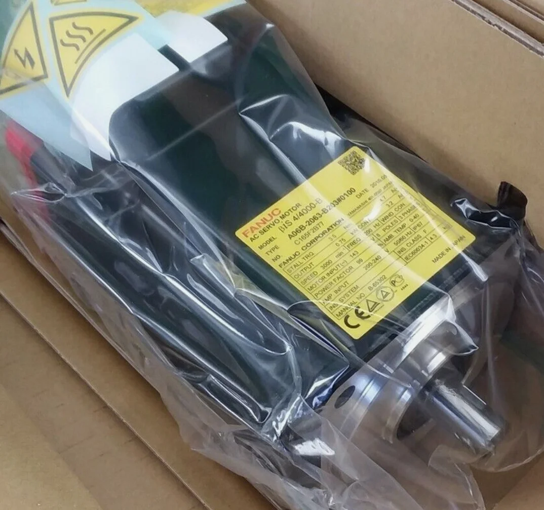 Genuine original product A06B-2063-B203#0100 Used Servo Motor A06B 2063 B203 0100，Fast shipping