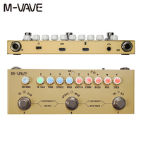 M-VAVE Cube BABY Rechargeable Multi Effects Pedal for Electric Acoustic Guitar Recording Audio Interface Function Guitar Pedal