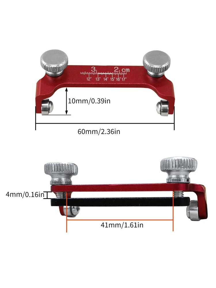 Honing Guide System Aluminum Chisel Sharpener for Woodworking Chisels and Planes,Chisel Sharpening Holder Guide with Angle Scale