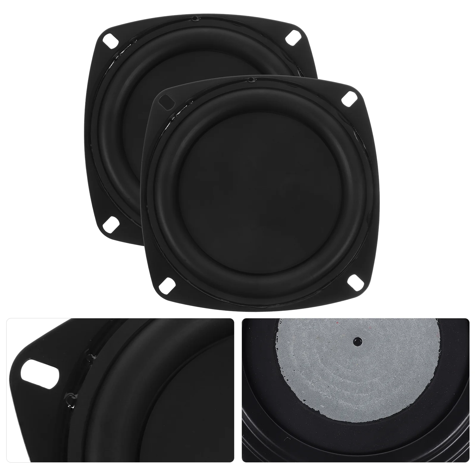 

2 PCS Speaker Vibration Passive Radiator 4 Inch Diaphragm for Sound Bar Membrane Professional Part Car