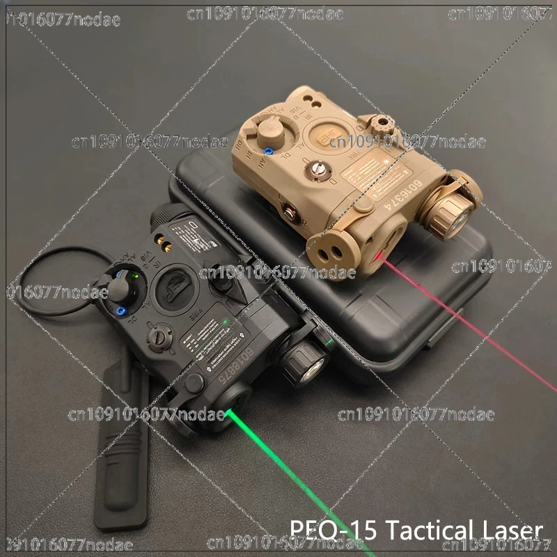 Tactical Peq15 IR Indicator Red Green/White Led Weapon Fit 20mm Rail Airsoft Outdoor Hunting Aiming Laser