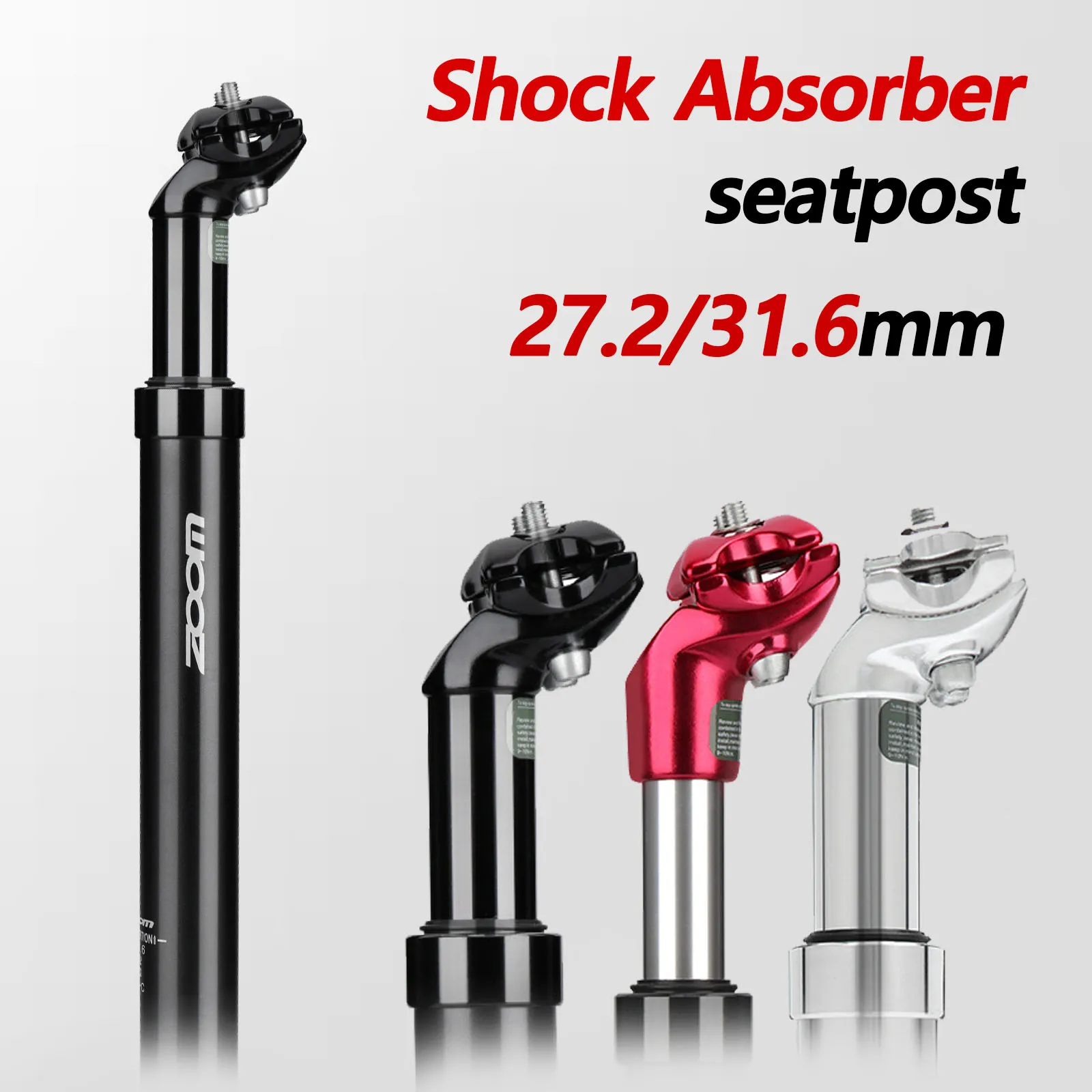 

27.2/31.6MM Bicycle Seatpost With Shock Absorber Bicycle Saddle Adjustable Hydraulic Suspension Seat Tube For Mountain Bike