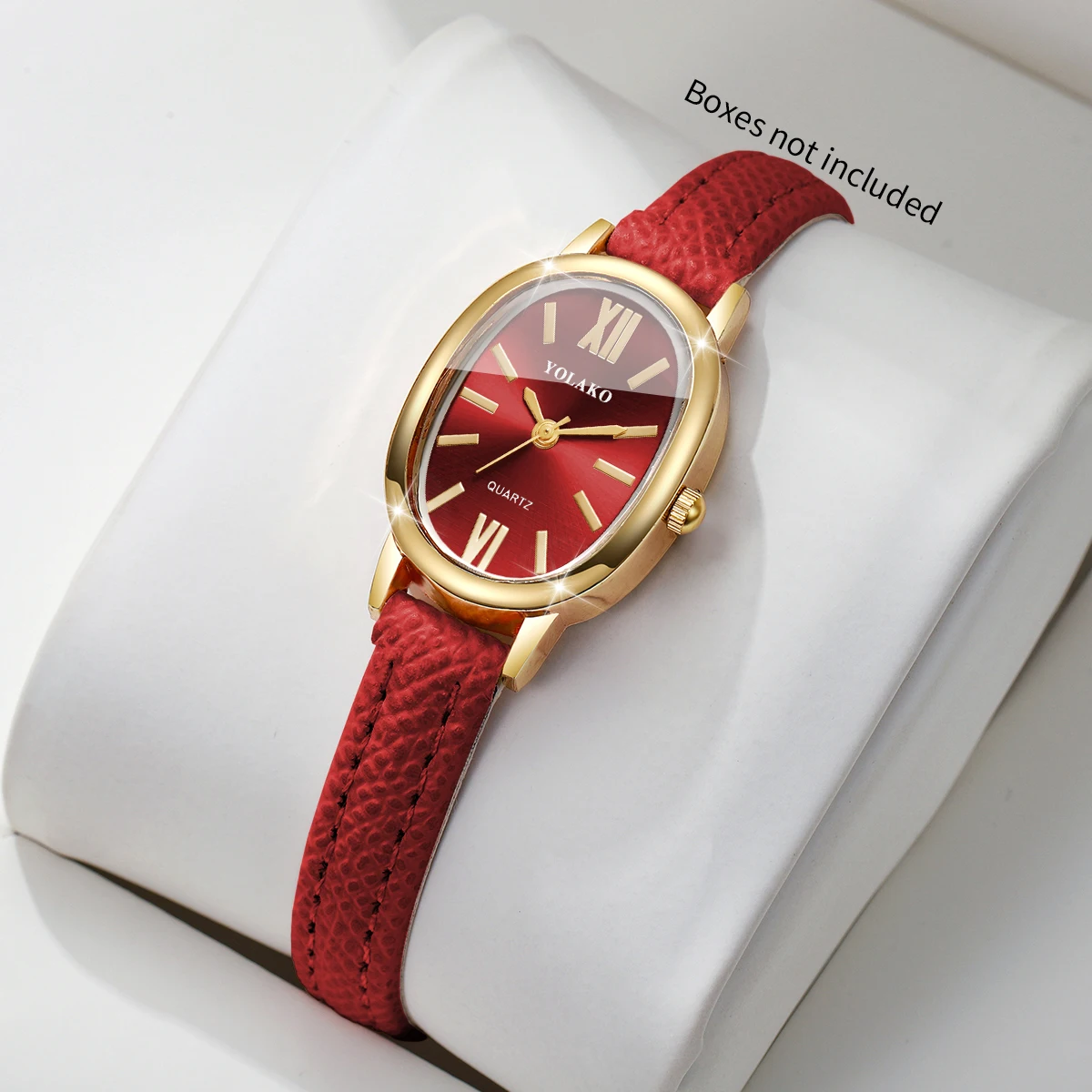 Fashion Ultra-thin Leather Strap Women Watches Roma Dial Quartz Watch for Ladies Clock Gift Relogio Feminino（Without Box）