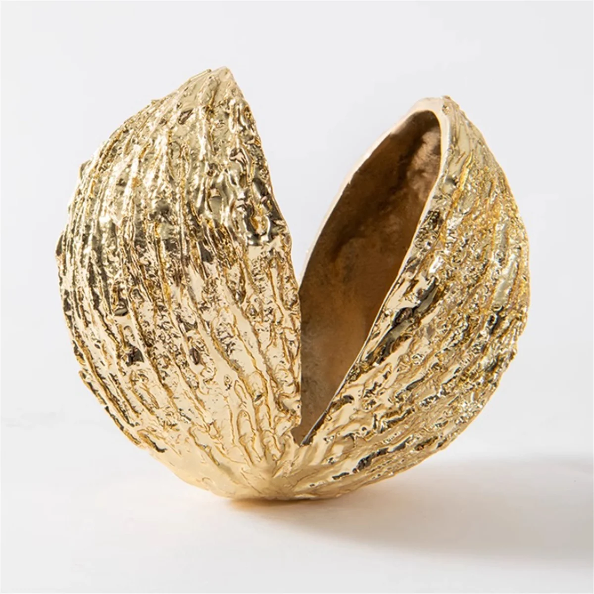 

Золотой современный орнамент в виде ракушки ореха, украшение для стола, домашний декор-A