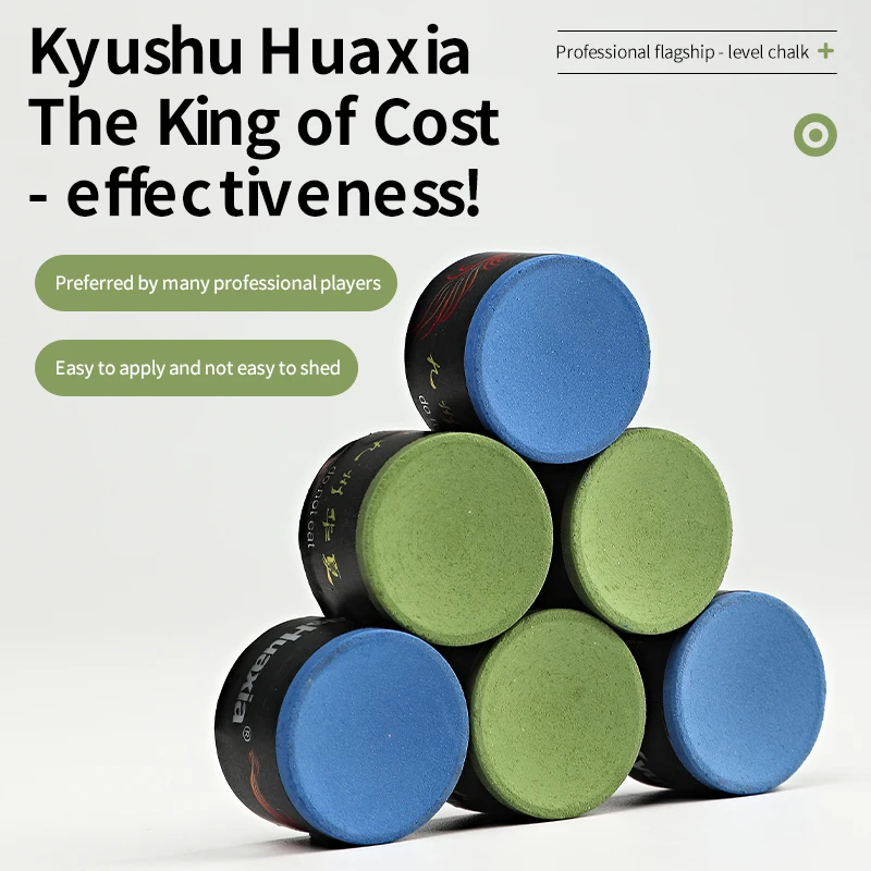 

1pc Cylindrical Billiard Chalks, Pool Cue Stick Chalk, Snooker Table Billiards Supplies