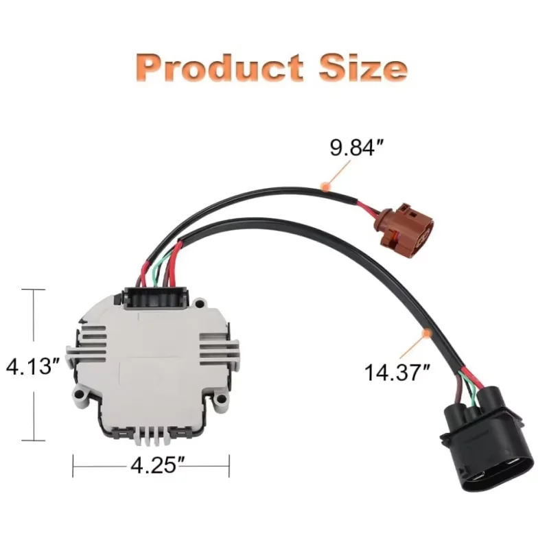 ラジエーターエンジンファンコントロールユニット 1K0959455N 1K0959455DT 1TD959455 VW GTI 2.0L 2009-2013 アウディ A3 2003-2012用