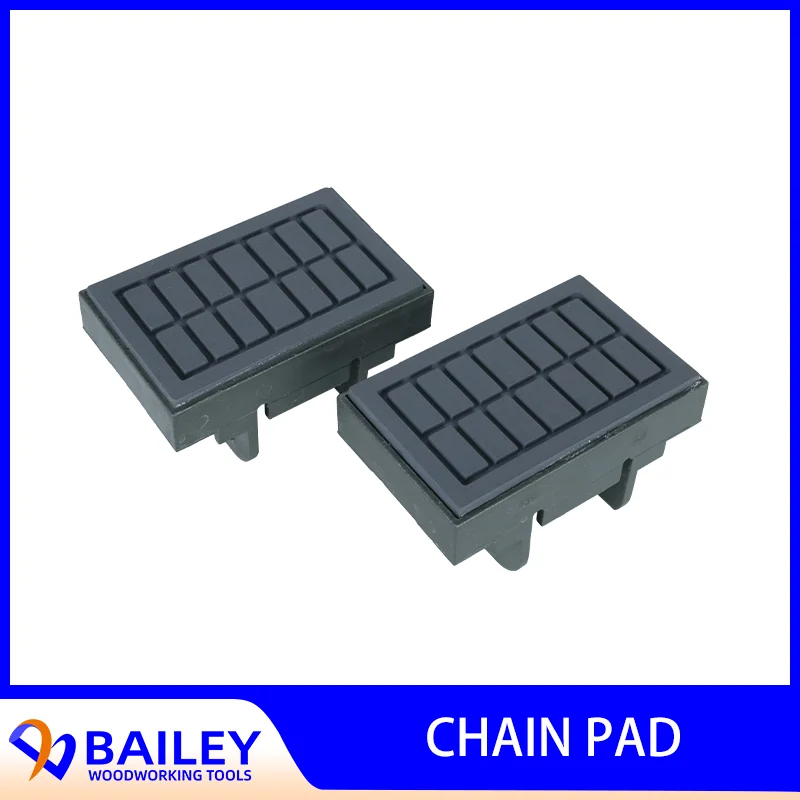 BAILEY 10PCS  80x50mm Conveyance Chain Pad Chain Track Pads for Homag Brandt Edge banding Machine Woodworking Tool