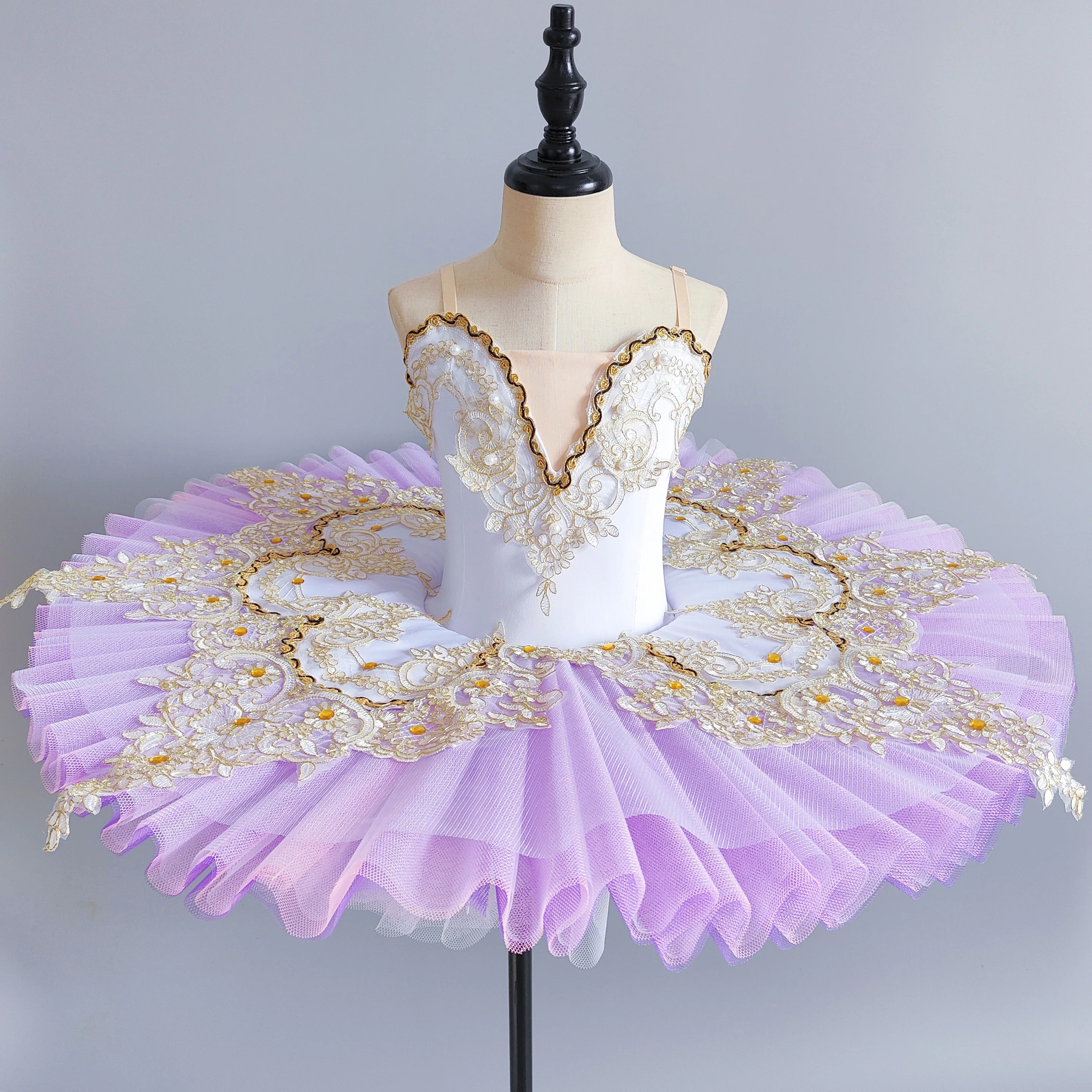 New Professional Ballet Tutu Girls Platter Pancake Tutu Ballerina Party Dress Adult Women Child Kids Ballet Dance Costume