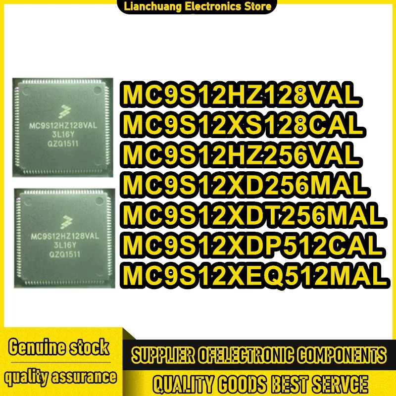 

MC9S12HZ128VAL MC9S12XS128CAL MC9S12HZ256VAL MC9S12XD256MAL MC9S12XDT256MAL MC9S12XDP512CAL MC9S12XEQ512MAL Чипсет QFP IC Новый