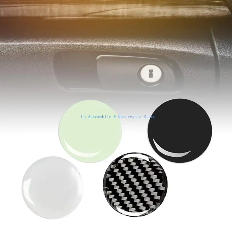 270E 4 قطعة ملصقات ثقب قفل السيارة حماية خارجية للسيارات ملصق سيارة مقاوم للغبار قفل أمان السيارة ممتاز لكل مالك سيارة