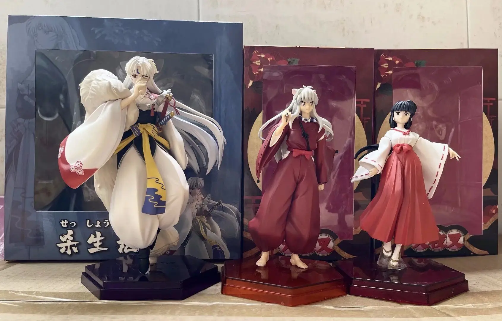 

Inuyasha Kikyo Sesshomaru Standing Figure Final Act PARADE Anime Model Statue Boxed Collectible