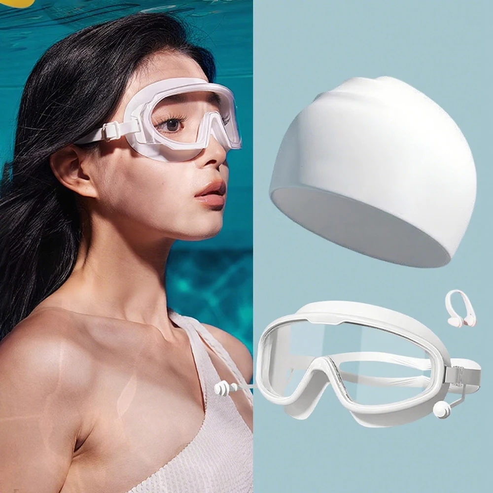 

Professional Fashion Swimming Goggles Waterproof Anti Fog High-definition Myopia Unisex Big Wide View Anti-fog Uv Protection