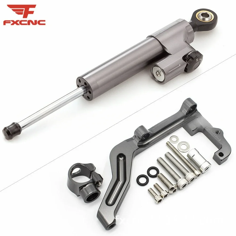 

Applicable to motorcycle Kawasaki Z650 17-18 titanium ruler stabilizer modification, damper, fixed bracket code