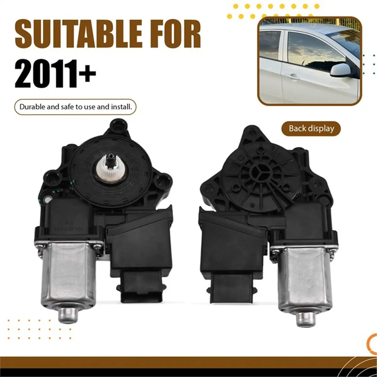 B09A Left+Right Power Window Motor Window Regulator Motor for Kia Picanto Morning 2011+ 824501Y010 824601Y010