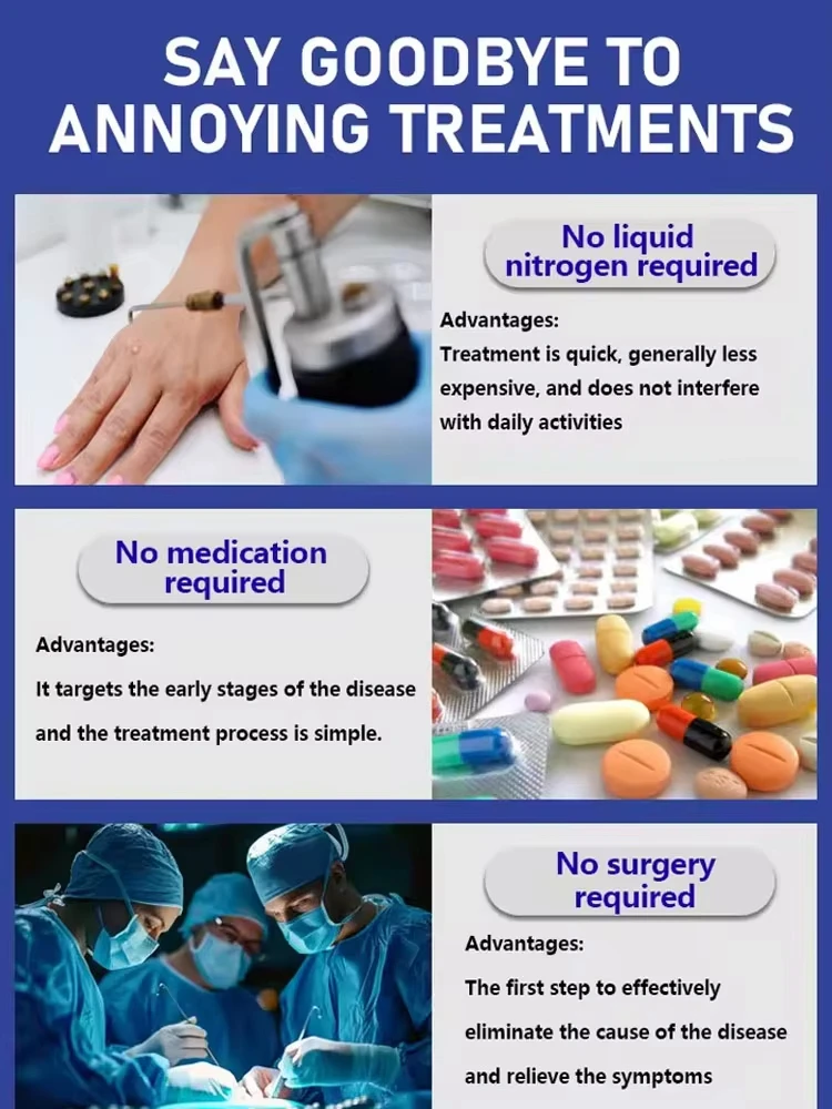 Juego De Herramientas Universales Para El Cuidado De Piernas Con Bolígrafo Láser De Luz Azul