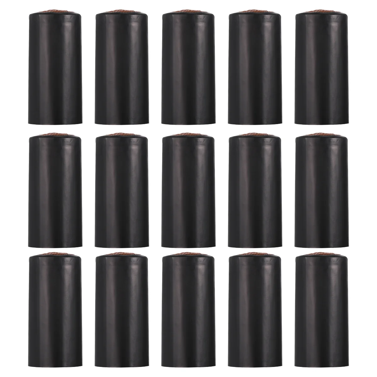 

100 Pcs Tag Shrink Wrapper Bottle Cap Heat Sealer Seals Plastic Tops