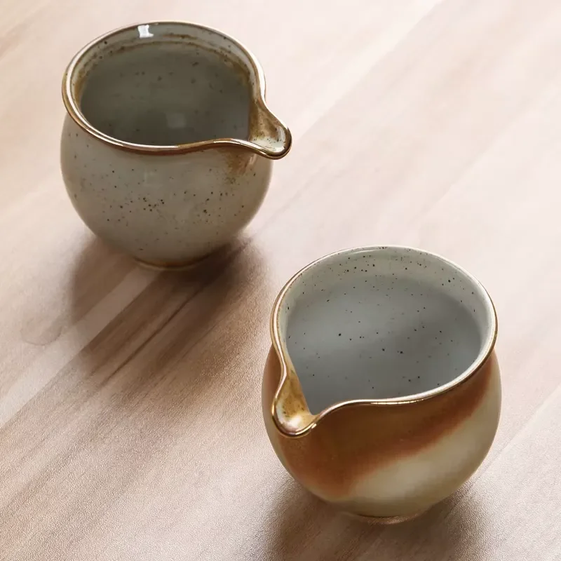 Wholesale Ceramic Stoneware Antique Classical Traditional Kung Fu Tea Filter Pot Fair Cup Kiln Change Tea Kettle Tea Sea