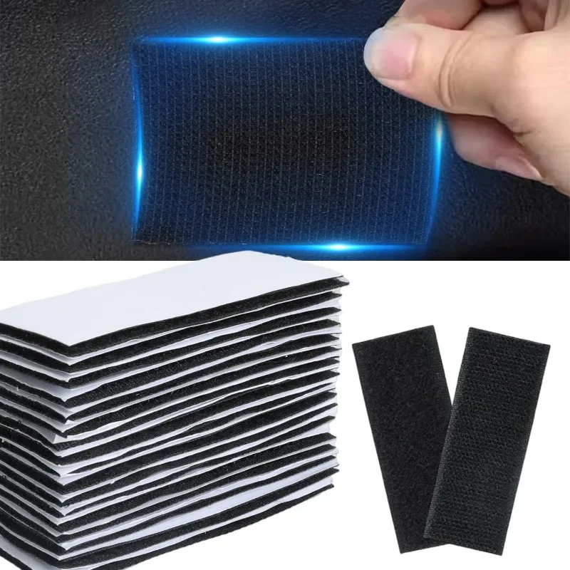 10/20/50pairs Universal Car Foot Mats Fixing Stickers Invisible Anti-slip Double-sided Self-adhesive Sticker Auto Accessories