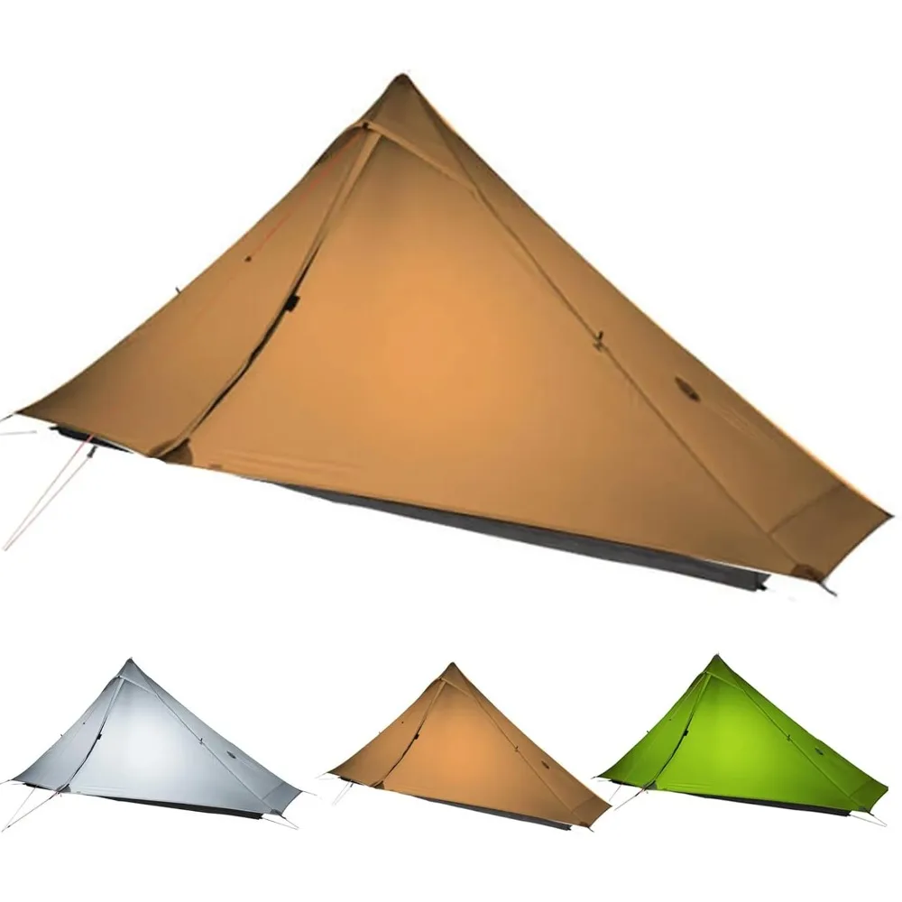 

3F UL Gear Lanshan PRO Lanshan Ultralight Tent 3 Season Backpacking Tent for 1 Person, Waterproof Professional Tents for Camping