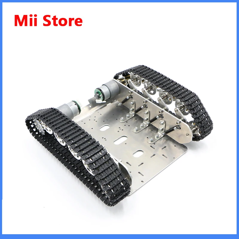 

DIY Tank Toy Kit chassis Smart Car Crawler Chassis Robot Chassis Metal Encoder with Encoder for Tank model Programming