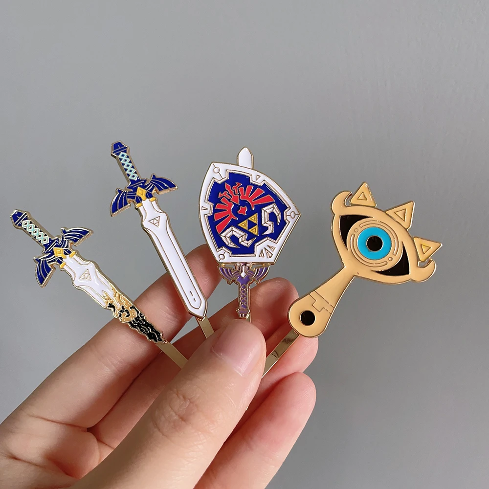 The Legend of Hair Clips New Game Zelda Tears of the Kingdom Cartoon Barrettes Headwear Hair Accessories for fans Gifts