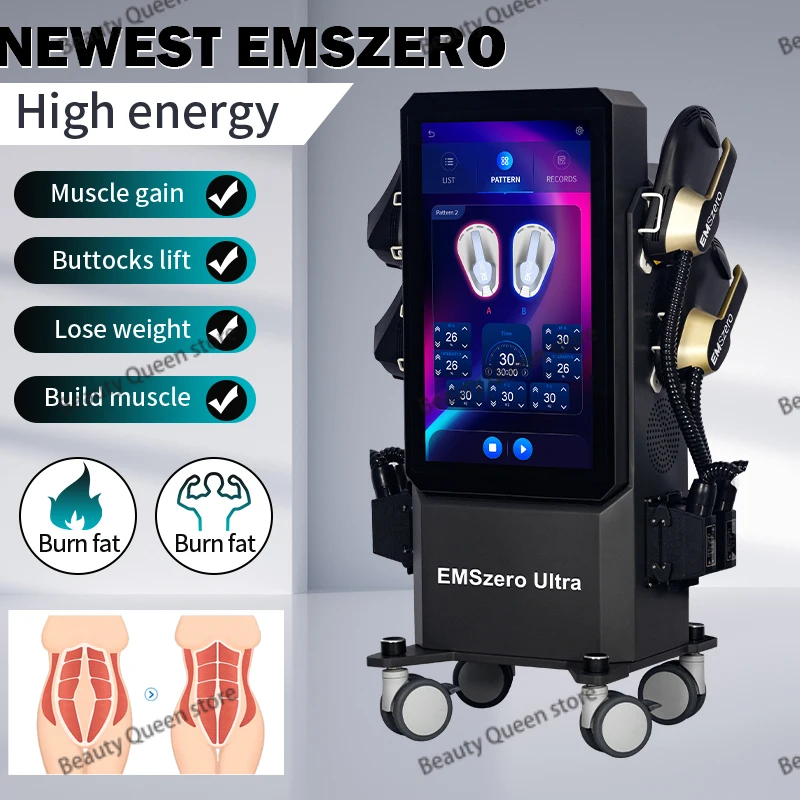 2024 6500w 200hz  emszero Hi emt Muscle Stimulation Slimming Machine EMSzero Weight Loss and Beauty Salon Product fat burning