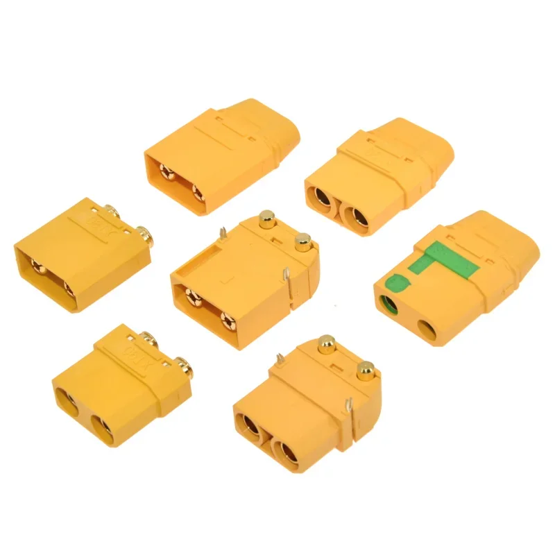 Amass-航空モデルリチウム電池コネクタ、xt90高電流プラグ、オスおよびメスプラグ、xt90pw、XT90-S、xt90pw、XT90-S、xt90pw、5個