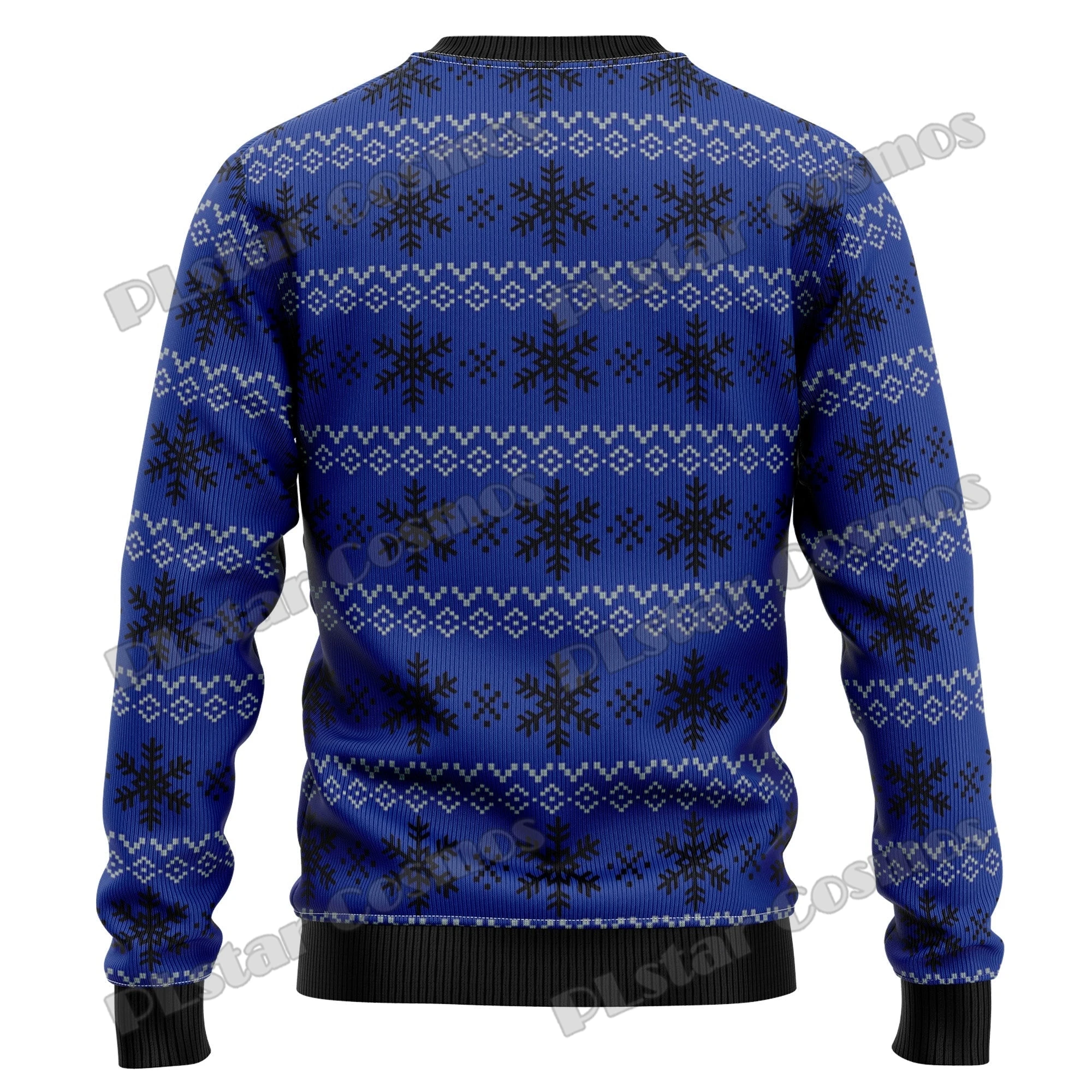 MYY11-suéter de punto con estampado 3D de Lobo y Luna para hombre, jersey de Navidad feo, informal, Unisex, Invierno