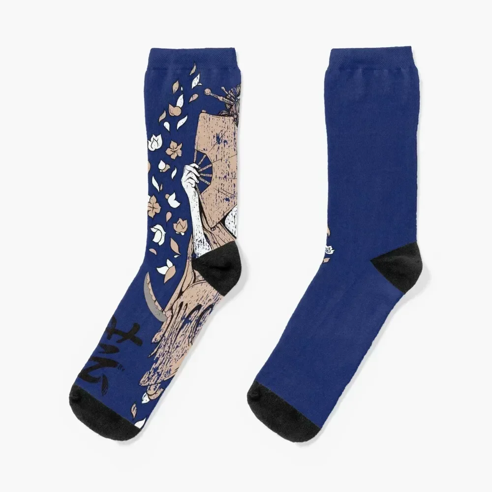 

Geisha Sister Skull Socks sport winter thermal Women's Socks Men's