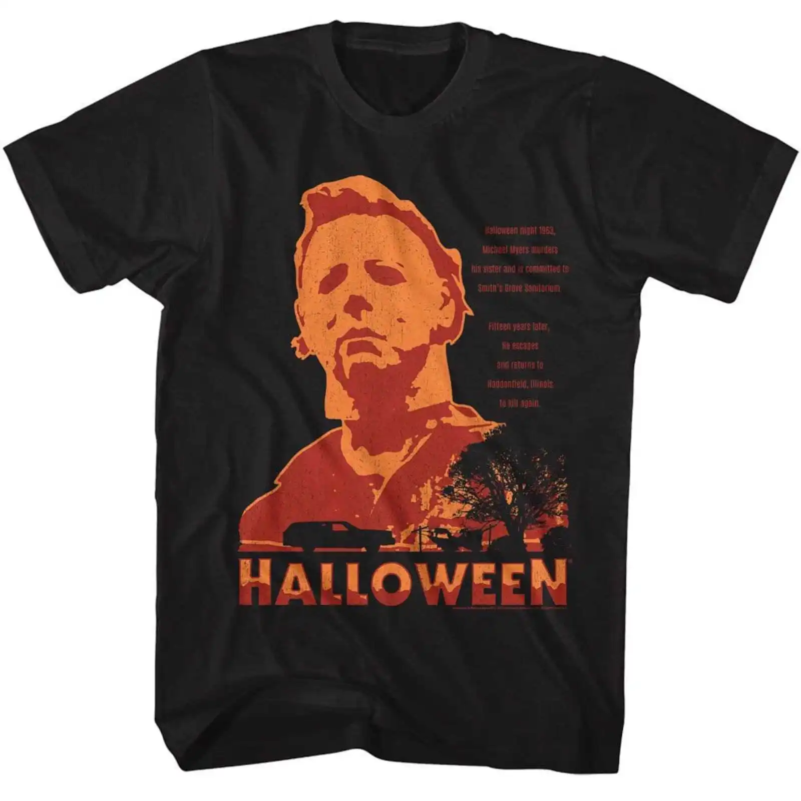 Halloween Neighborhood Watch Black T Shirt