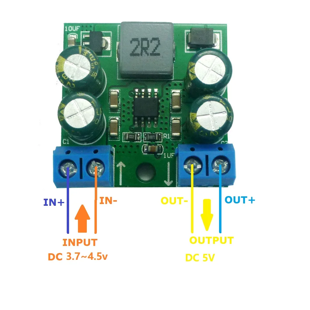 ND04BOTA High Power 60W DC 3.7 - 20V To 5V 7.5V 9V 12V 15V 24V Step - Up Boost DC  Converter Module For Zigbee Solar Panel Power