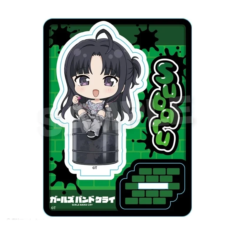 Anime Girls Band Cry Nina Iseri Q-Style Back Alley Version Acrylic Stand Model Plate Keychains Desktop Ornament