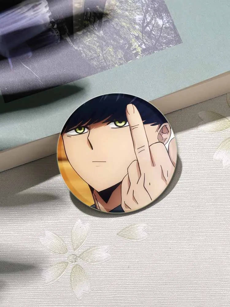 58Mm Anime Mashle Magie En Spieren Eenvoudige Knoop Pin Snap In Broche Dagelijks Stijlvol Ornament Ideaal Cadeau Voor Verjaardag