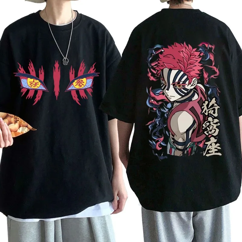 Demon Slayer Anime Komatsu Anime Frühling/Sommer Herren-T-Shirt, lässig, geeignet für Männer und Frauen