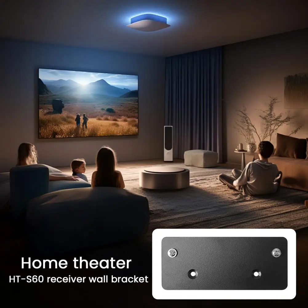 

Receiver Bracket Secure Monitor Mount Metal Wall Mount Bracket for Sony Ht-s60 Receiver Easy Installation Home Theater for Sony