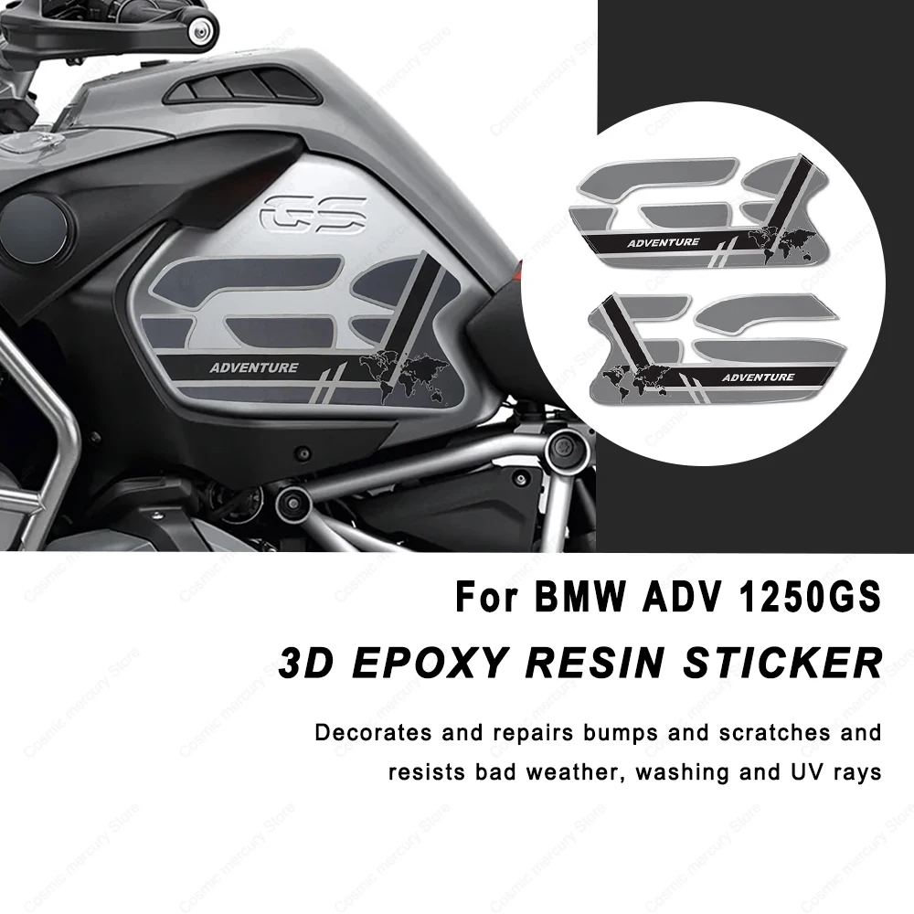 

For BMW R 1250 GS ADV Motorcycle Kit Tank Pad Sticker 3D Epoxy Resin Protective Sticker