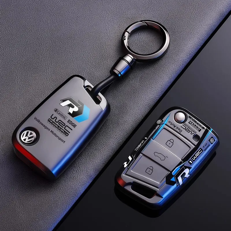 

Car Remote Key Fob Case Cover Flip Shell For Volkswagen VW Polo Golf 7 MK7 Tiguan Passat Jetta E-golf Auto Keychain Accessories