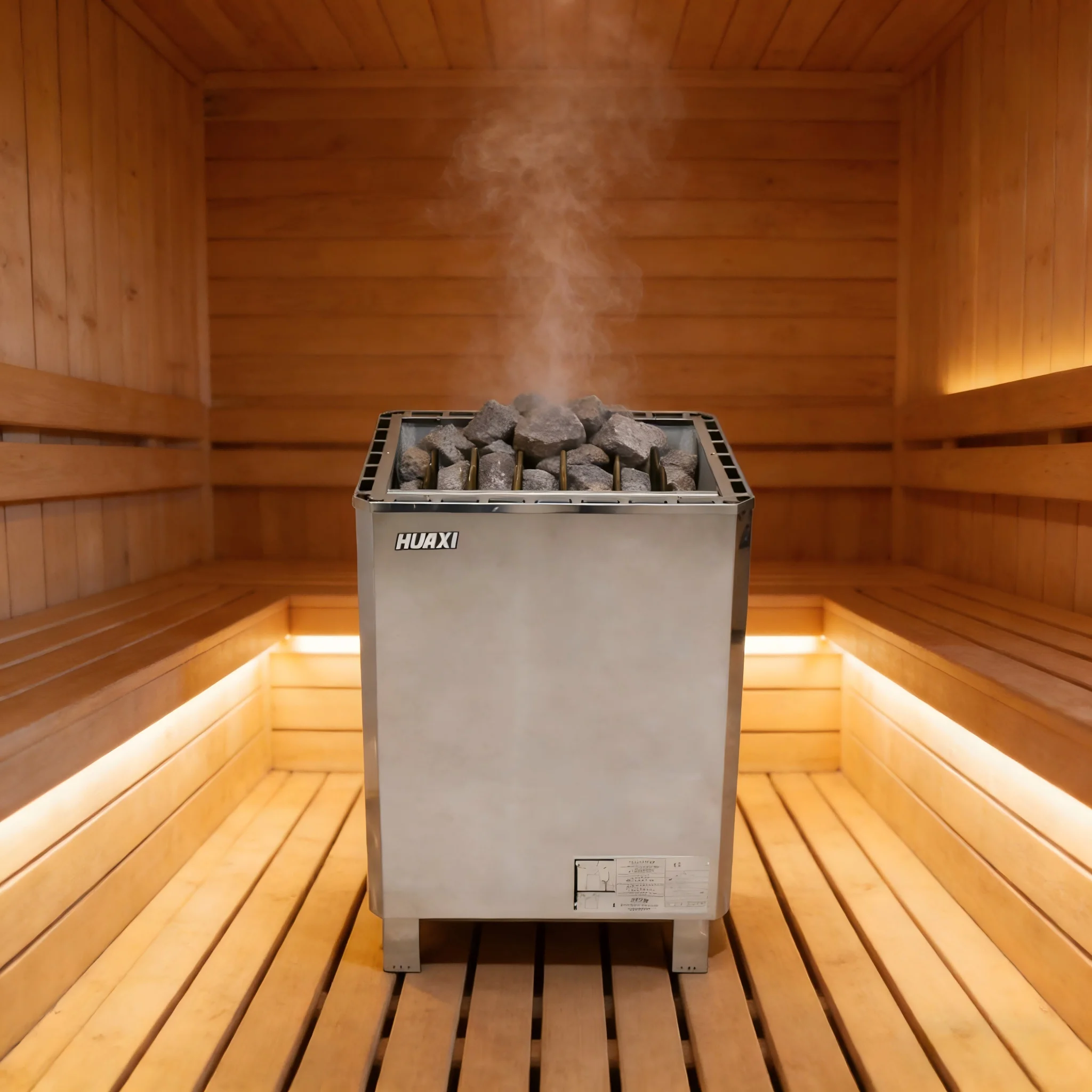 

Электрическая современная печь-каменка из нержавеющей стали с контроллером для сауны, простое управление