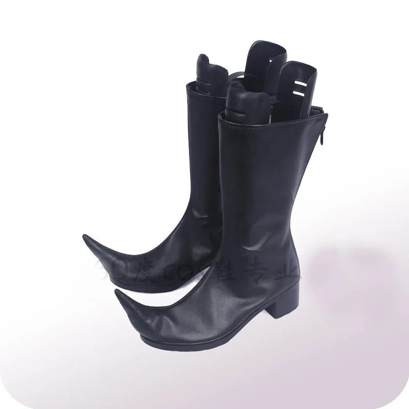 جوكر Amamiya Ren تأثيري أحذية لعبة P5 تأثيري الدعائم حذاء أسود اكسسوارات هالوين كرنفال أحذية الحفلات مخصص #4