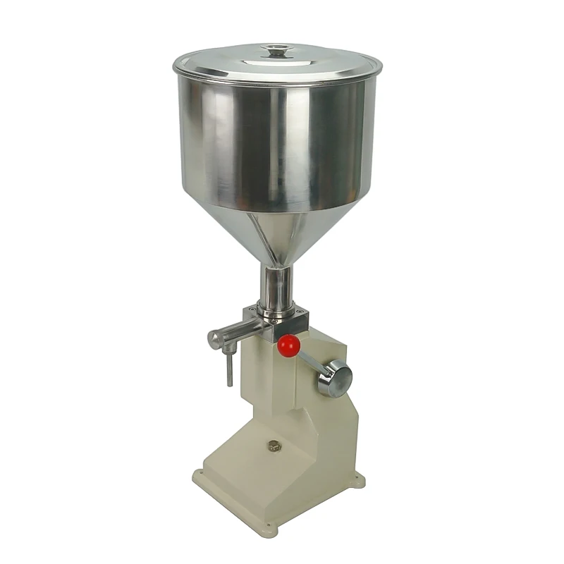 Kleine pneumatische Füll maschine a03 Typ manuelle Paste Flüssigkeits füll anlage 7mm * 8mm Mund durchmesser