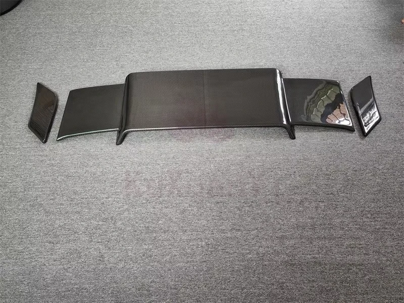 2019 + G-Class W464 G63 G800 ألياف الكربون الجافة B نمط المفسد الخلفي ل W464 الحاجز الخلفي الأمتعة المفسد طقم الجسم #3