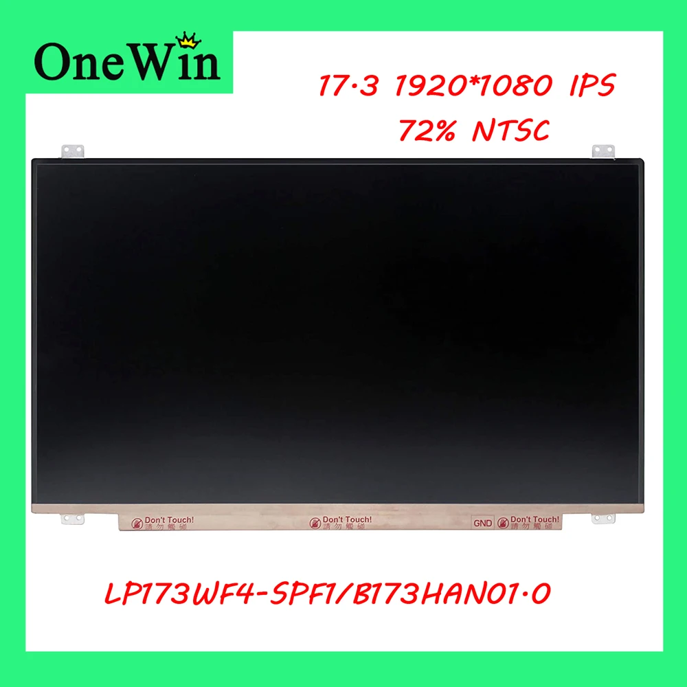 17.3 "30pin LP173WF4-SPF1 ips fosco painel fhd (furos de parafuso na parte superior & inferior) b173han01.0 LTN173HL01-302 para lenovo Y70-70 72% ntsc