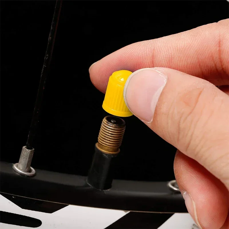 30Pcs Plastic Red Car Tire Valve Stem Caps Tubeless Tyre Wheel Stem Air Valve Caps Car Wheel Tires Dustproof Caps Auto Accessory