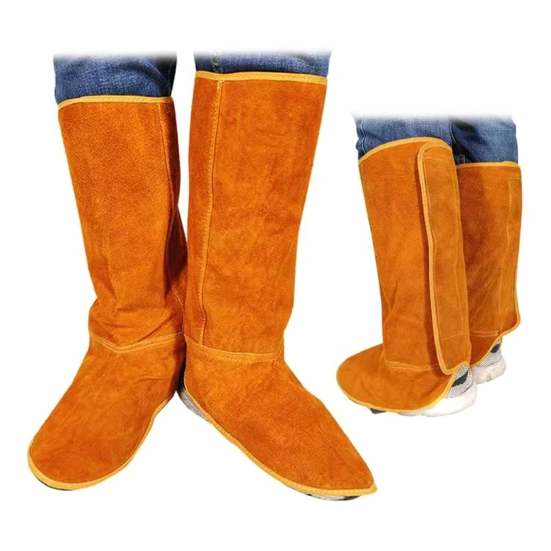 Ghette per saldatura Copriscarpe 15 pollici Saldatore Strumento di lavoro Protezione Piedi Coprisaldatore Scarpe da lavoro