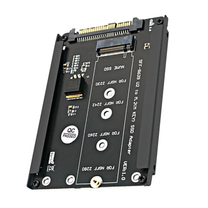 SSD アダプター M.2 SSD から U.2 アダプター M.2 NVMe キー SSD から PCI-e SFF-8639 アダプター PCIe コンバーターデスクトップ用