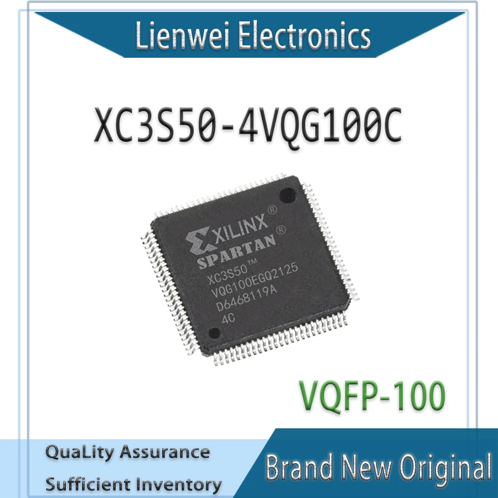 

100% New Original XC3S50 XC3S50-4VQG100C XC3S50-VQG100 IC Chipset VQFP-100